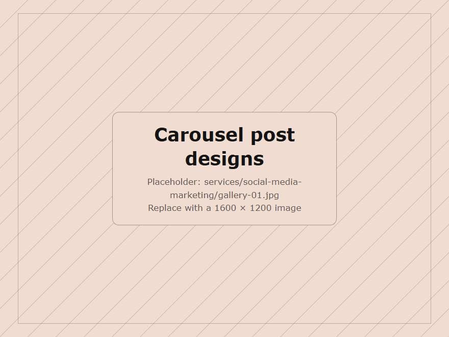 Carousel post designs