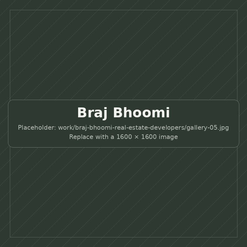 Braj Bhoomi: design details