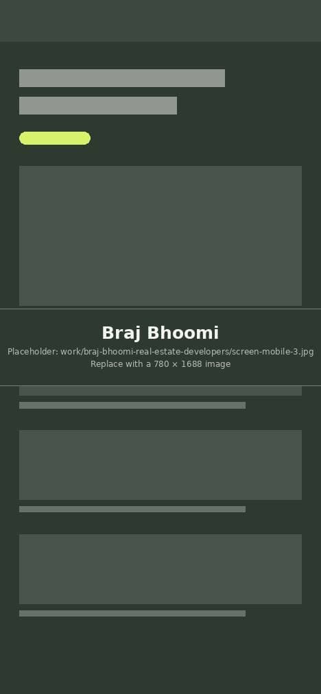 Braj Bhoomi, mobile screen 3