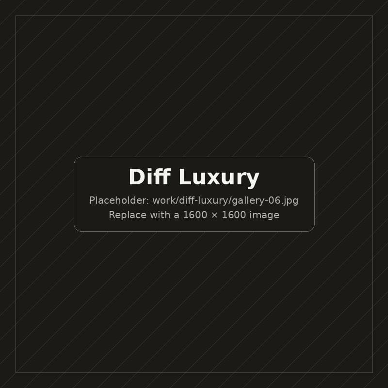 Diff Luxury: brand touchpoints