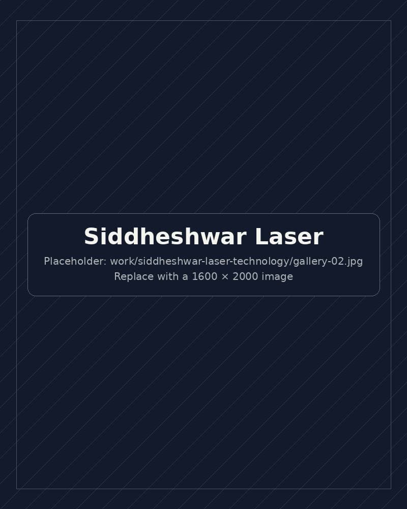 Siddheshwar Laser Technology: detail view