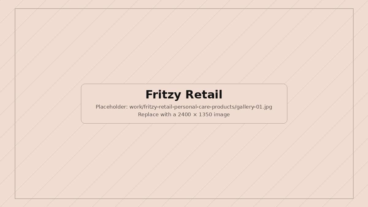Fritzy Retail: key screens