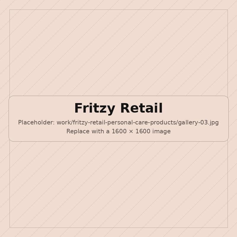 Fritzy Retail: design details