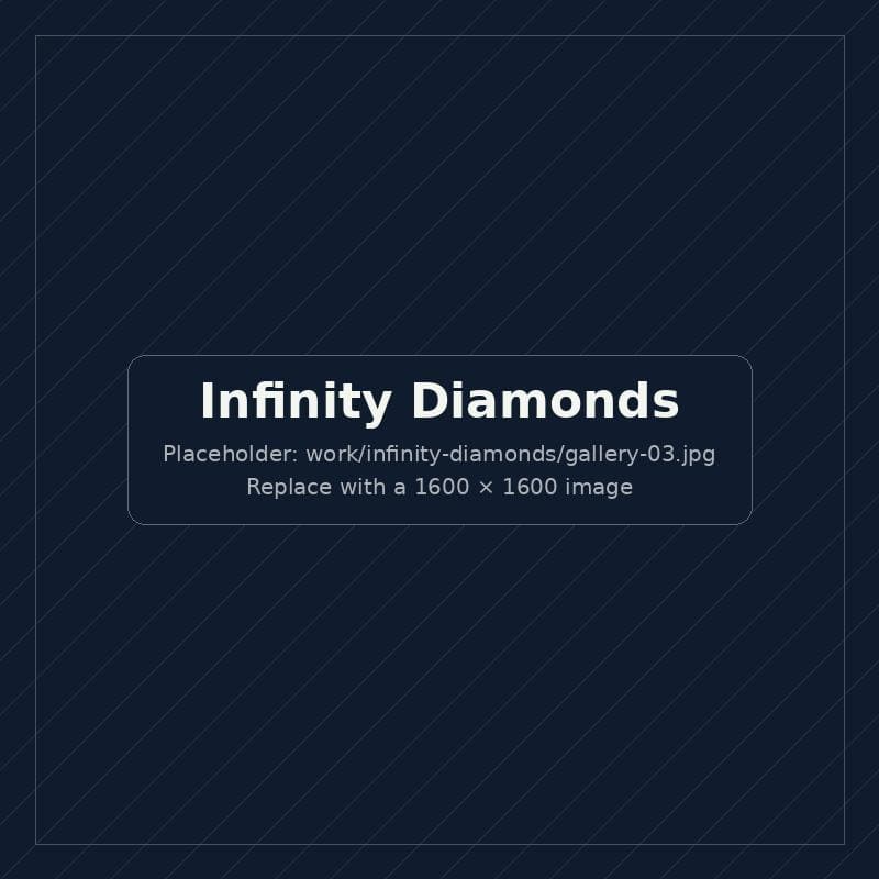 Infinity Diamonds: design details
